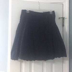 GAP size 8 navy, lace, A Line skirt